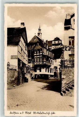 Beilstein Gasthaus zur Burg von Metternich Emailleschild Maggi