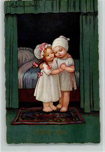 Serie 1960-3 Kinderpoesie AK Gute Erhaltung