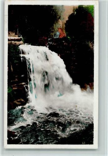 1939 Le Saut du Doubs vu den haut AK Real Photo C.A.P. Gute Erhaltung