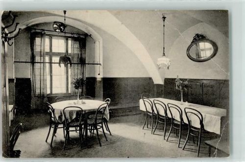 Passau Gasthaus Zum Mohren Gaststube Ort lt. Stempel