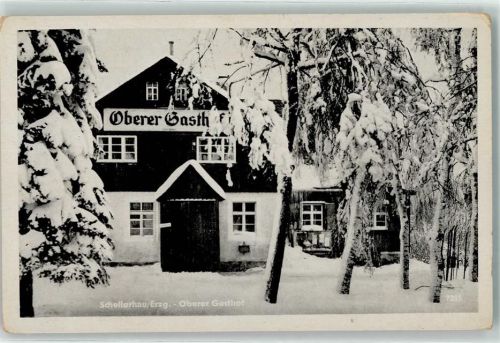 Schellerhau Oberer Gasthof Winter
