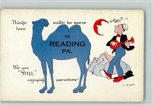 Serie Nr. 2383 (16 Dess) Camel Comic , sign E. Weaver , gute Erhaltung