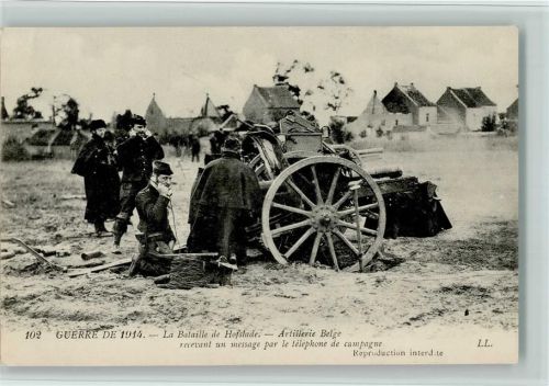 Nr. 102 Guerre de 1914 - La Bataille de Hofstade - Artillerie Belge