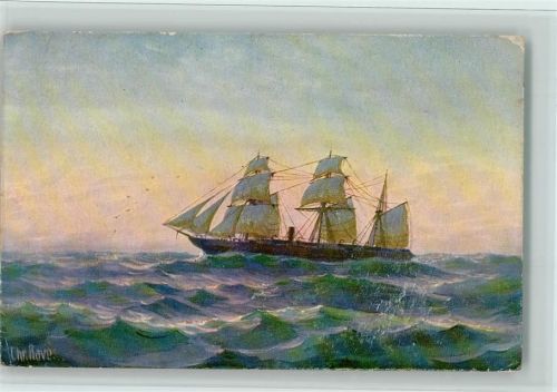 Nr. 278 - Dampf-Segelschiff Borussia, gute Erhaltung AK
