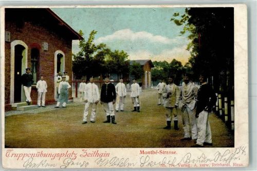Zeithain 1903 Monthe-Straße Offiziere