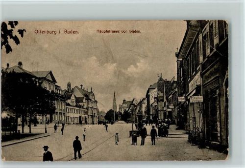 Offenburg Hauptstrasse von Süden