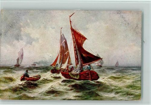 Segelboote, gute Erhaltung AK
