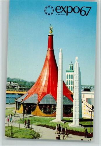 Ausstellung, Expo 1967, sehr gute Erhaltung AK