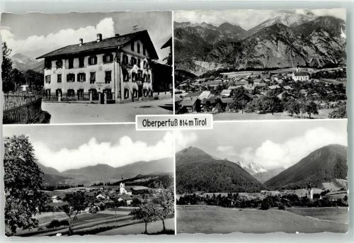 Oberperfuss mit Gasthaus Krone