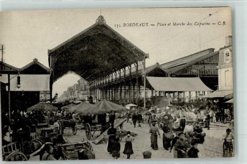 Bordeaux Place et Marche des Capucins