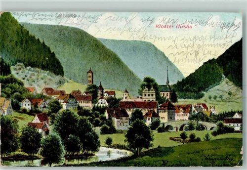 Hirsau Kloster Hirsau Bahnpoststempel