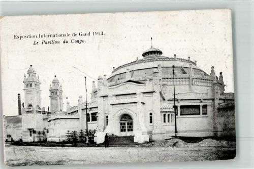 Gand 1913 Exposition Internationale le Pavillon du Congo