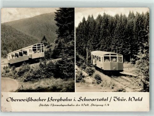 Mellenbach-Glasbach Oberweißbacher Bergbahn i. Schwarzatal Thür. Wald