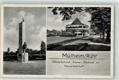 Mülheim WK II Wasserbahnhof Pionier-Denkmal