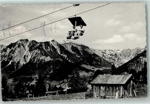 Oberstdorf Sesselbahn Schönblick Holzhütte