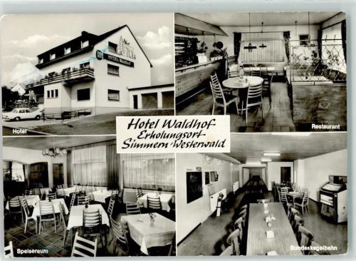 Simmern Hotel Waldhof Speisesaal Bundeskegelbahn