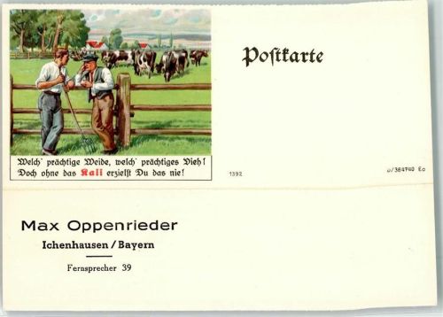 Ichenhausen Welch prächtige Weide welch prächtiges Vieh! Doch ohne Kali erzielst du das nie! Max Oppenrieder