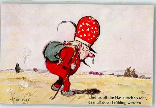 sign. Roeseler A. aus dem Bilderbuch Hupfindiehöh Verlag Stroefer TSN 5012 Nr. 1