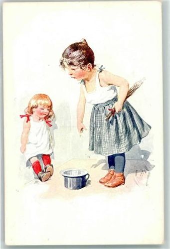 1916 Puppen Nachttopf Brüder Kohn 525-5