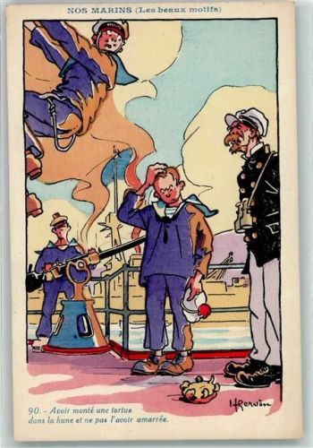 Nos Marins Les beaux motifs Nr 90 Matrosen sign