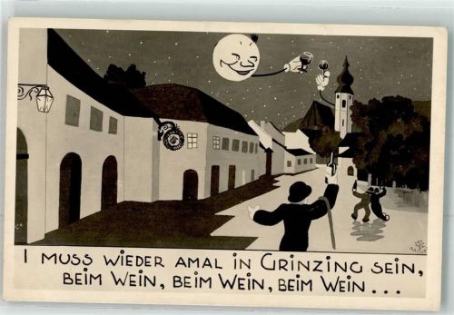Wien Humor Grinzing sign. Rainer