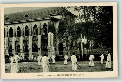 Kerala Seminaristes en Recreation in Verapoly - Tennisübung - Religion ,