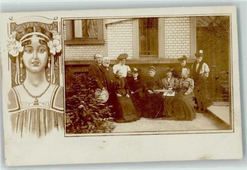 Familienfoto Jugendstil