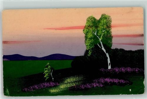 handgemalt Birke