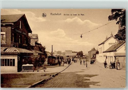 Rochefort Ankunft der Eisenbahn de Han Gasthaus Traverne Biron