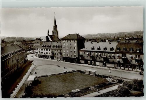 Zweibrücken Schlossplatz mit Alexanderskirche