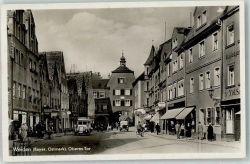 Weiden Oberes Tor Omnibus Oldtimer Fahrrad