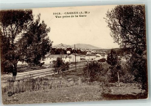 06800 Cagnes-sur-Mer - Blick zum Bahnhof