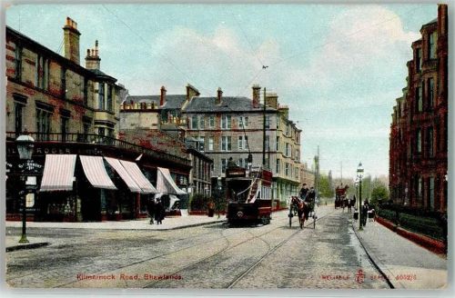 Glasgow Straßenbahn Kilmarnock Road shawlands