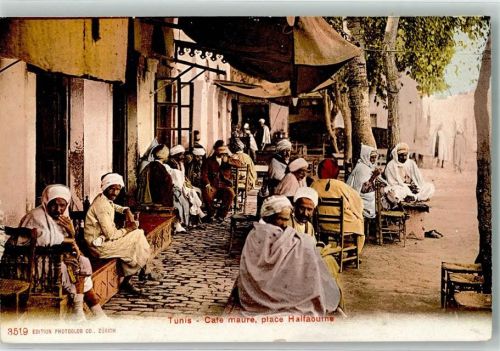 Tunis maurisches Cafe Place Halfaouine