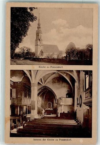 01728 O8219 Possendorf b Freital - Ev. Kirche