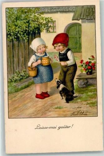Laisse-moi gouter! Hund Krug Korb Nr 1022 Ebner, Pauli
