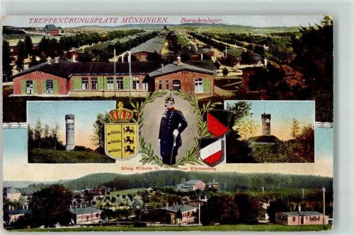Münsingen Truppenübungsplatz Kaserne König Wilhelm II.