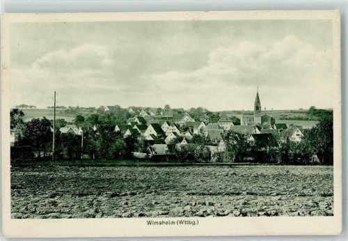 Wimsheim 1932 mit Michaelskirche