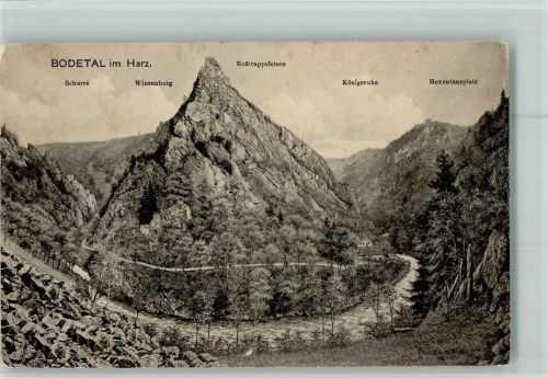 Thale Bodetal im Harz Berge