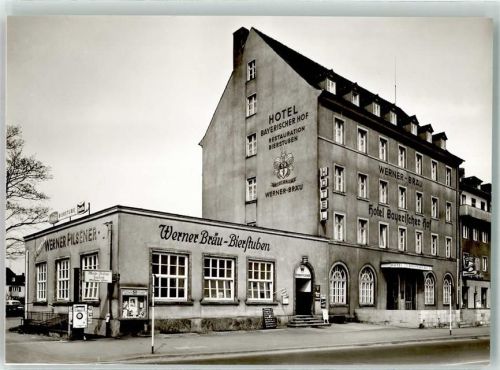 Schweinfurt Hotel Bayrischer Hof Brauerei Werner