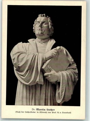 Eisenach Dr. Martin Luther Lutherstatue Prof. Donndorf