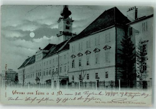 4020 Linz 1898 - Landhaus mit Promenade
