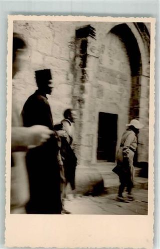 Jerusalem 1935 Ort handschriftlich