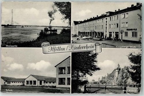 Möllen Königsberger Straße Haus Wohnung Schule Oldtimer