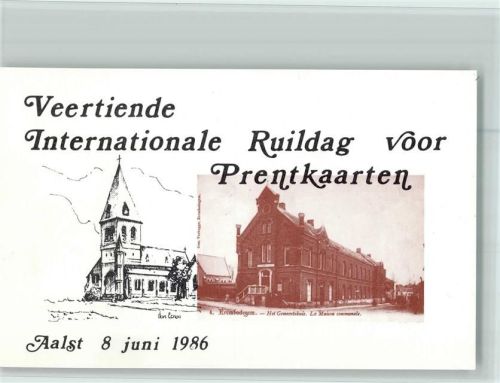 Aalst Ansichtskartenbörse 1986 AK