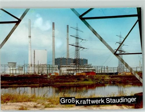 Großkrotzenburg Großkraftwerk Staudinger Ort handschriftlich