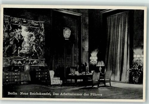 Berlin Mitte Neue Reichskanzlei Das Arbeitszimmer des Führers Munier 1770