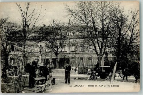 Limoges Hotel du XII. Corps d`Armee