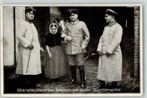 Oberstleutnant von Schwerin Eisernes Kreuz mit seiner Quartierwirtin