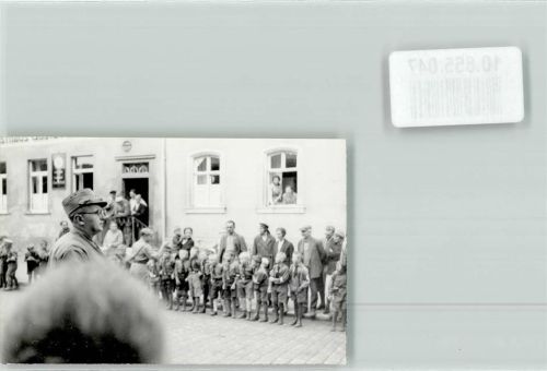 Selb WK II Ludwigstraße Emailleschild Ort handschriftlich
